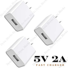 USB 5V 2A Wall AC DC Home House Charging Charger Wall Power Adapter 5 Volt Lot