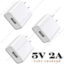 USB 5V 2A Wall AC DC Home House Charging Charger Wall Power Adapter 5 Volt Lot