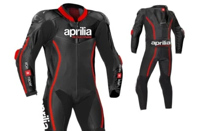 APRILIA Bike Lederkombi Leder Bikeranzug Rennen Motorrad Lederjacke Hose Einteil - Bild 1 von 2