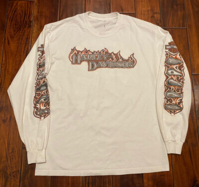 2007 Harley-Davidson Adam & Eve Temptation Long Sleeve Shirt Size