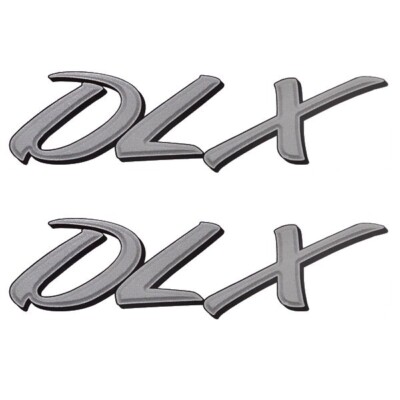 Lund Boat Raised Decals 1986395 | WC-16 DLX 7 x 2 Inch Silver (Pair)