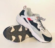 FILA Men's Ray Tracer Black Gray Red SNEAKERS 1RM00586-102 MENS Size 9