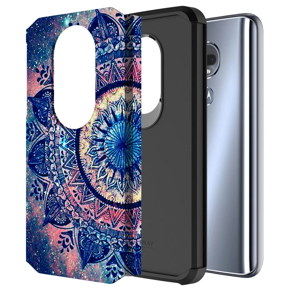 For Moto G7 Power / Supra Hybrid Graphic Fashion Cute Colorful Silicone Case - Image 2 of 4