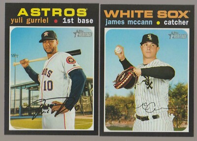 BUY 1, GET 1 FREE - 2020 TOPPS HERITAGE BASEBALL - YOU PICK #1 - #200  FREE SHIP