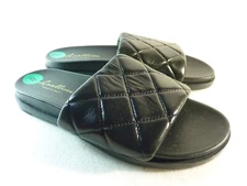 Avellini Women Shoes sandlas Black Slide Wedge Size 8 SKU 11788