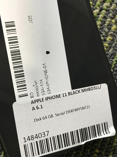 APPLE IPHONE 11 BLACK MH8D3LL/A 64GB UNLOCKED-80% BATT HELATH - Afbeelding 12 van 14