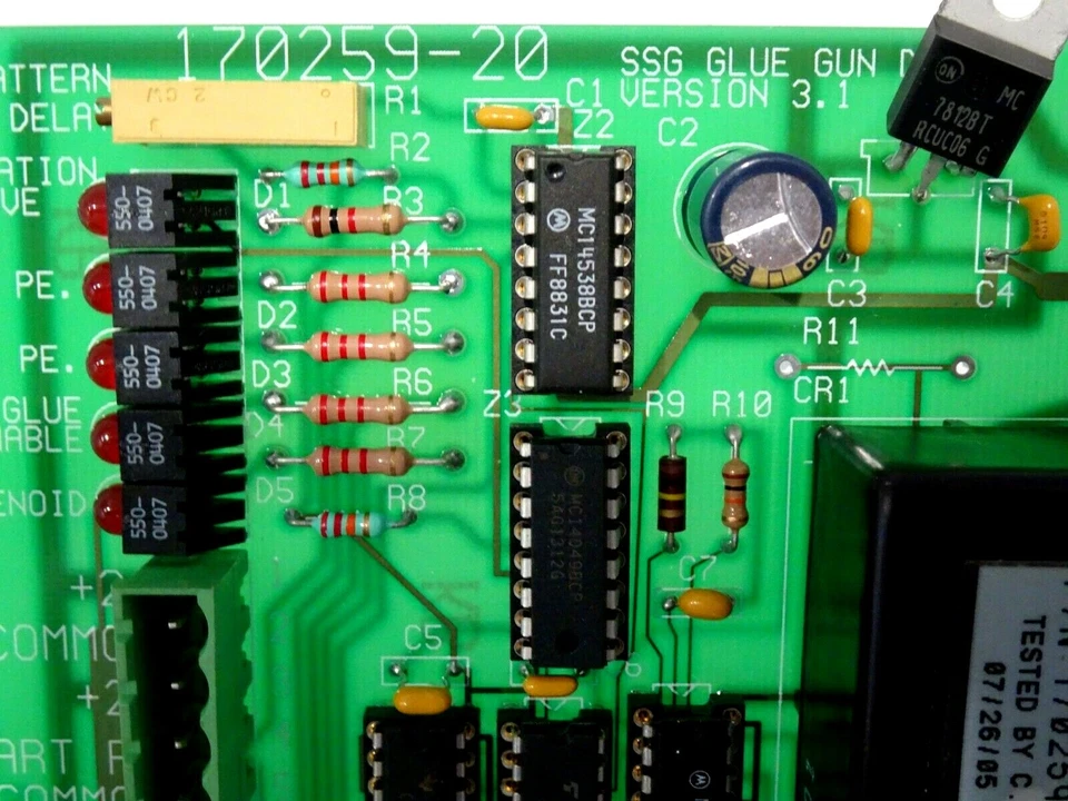 REPAIRED ERICO 170259-20 PC BOARD 17025920 - Image 2 of 2
