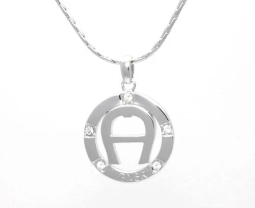 Aigner Collier Halskette mit Zirkonia Anhänger Schmuckkette A66423 Air Neu Ovp