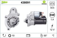 Valeo 438091 Starter FüR CitroËN Fiat Lancia Peugeot