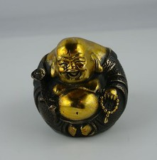 Posąg Buddy Azjatycki antyk miedź ręcznie robiony