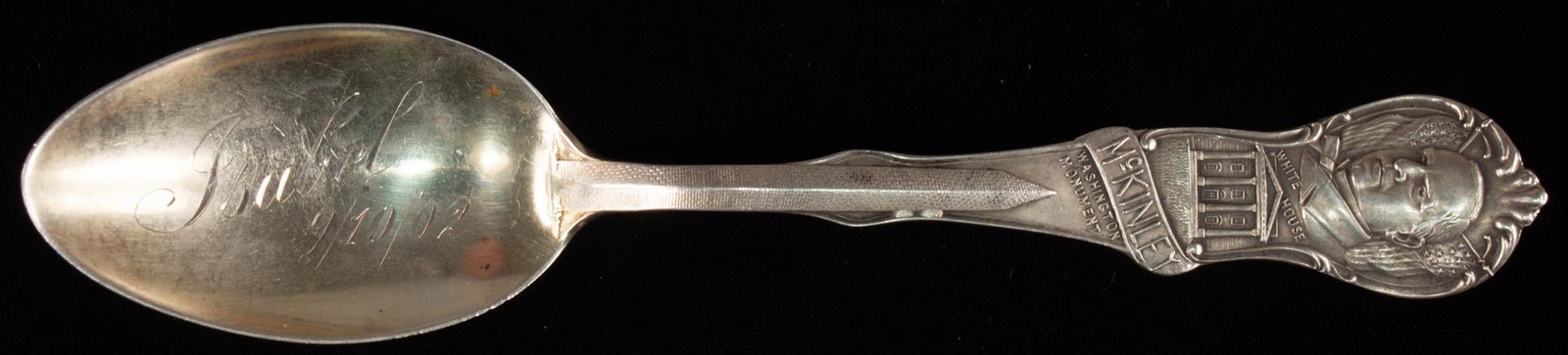 Sterling Spoon Souvenir WILLIAM McKINLEY Watson Mechanics Sterling Co