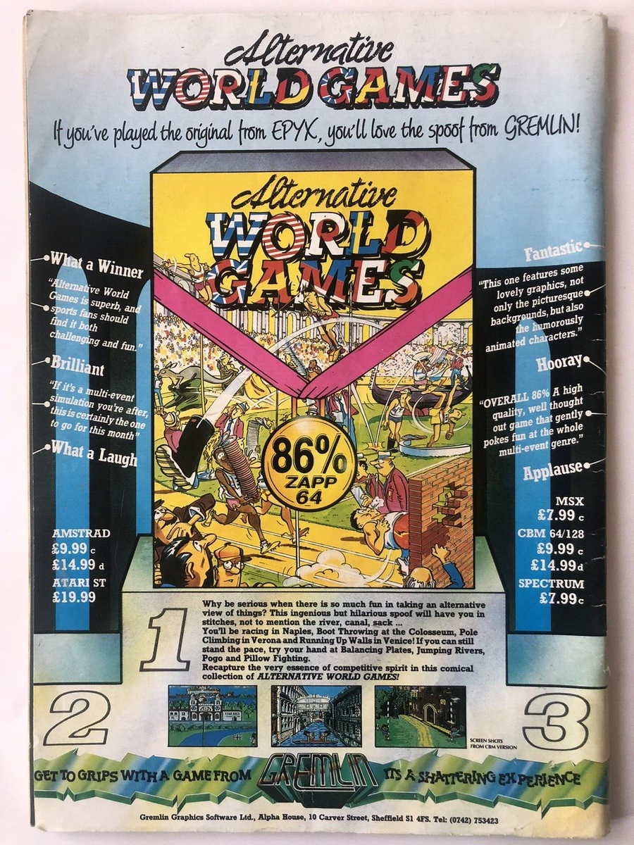 Crash ZX Spectrum Magazine #49 February 1988 Vintage 80s Gaming