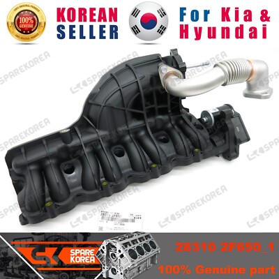 Genuine/OEM 283102F650 MANIFOLD ASSY-INTAKE for Hyundai/Kia Genuine/OEM 283102F650 MANIFOLD ASSY-INTAKE for Hyundai/Kia