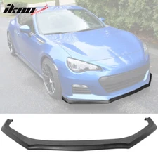 Fits 13-16 Subaru BRZ CS Style Front Bumper Lip Spoiler Kit Unpainted Black PU