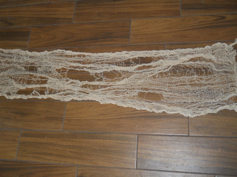 Spider Web, 16" x 48", Halloween Decorations, reusable Spider Webs