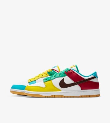 Nike Dunk Low SE DH0952-100 Free 99 White Light Chocolate Roma 