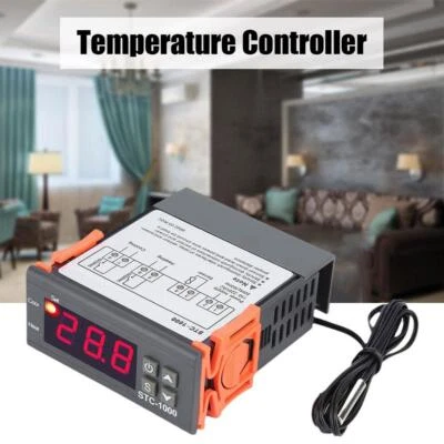 MARKENLOS STC 1000 12V 24V 220V Digital Temperature ControllerThermostat D8X7 D5H8 WCK