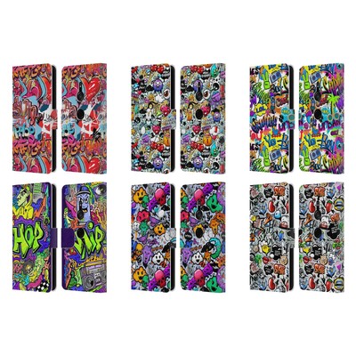 OFFICIAL MARK ASHKENAZI GRAFFITI LEATHER BOOK WALLET CASE FOR SONY PHONES 1