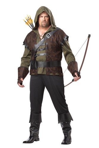 Robin Hood Prince of Thieves Renaissance Plus Size Adult Men Costume