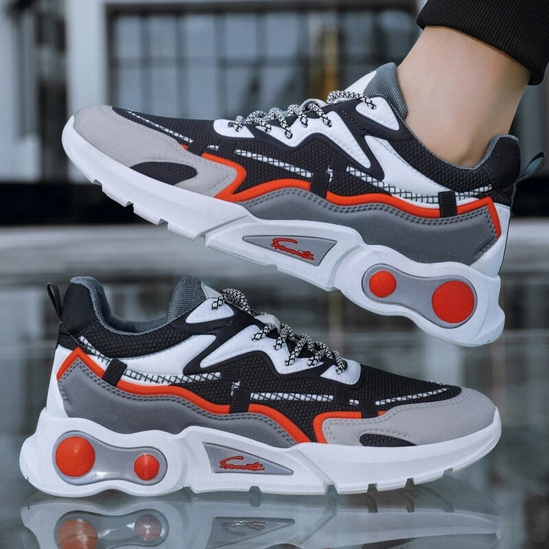 Mens thick store sole trainers