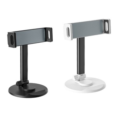 Aluminum Tablet Stand, Adjustable and Rotating Clamp for Phone Tablet
