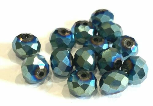 Crystal & Cut Glass Rondelle Jewellery Beads