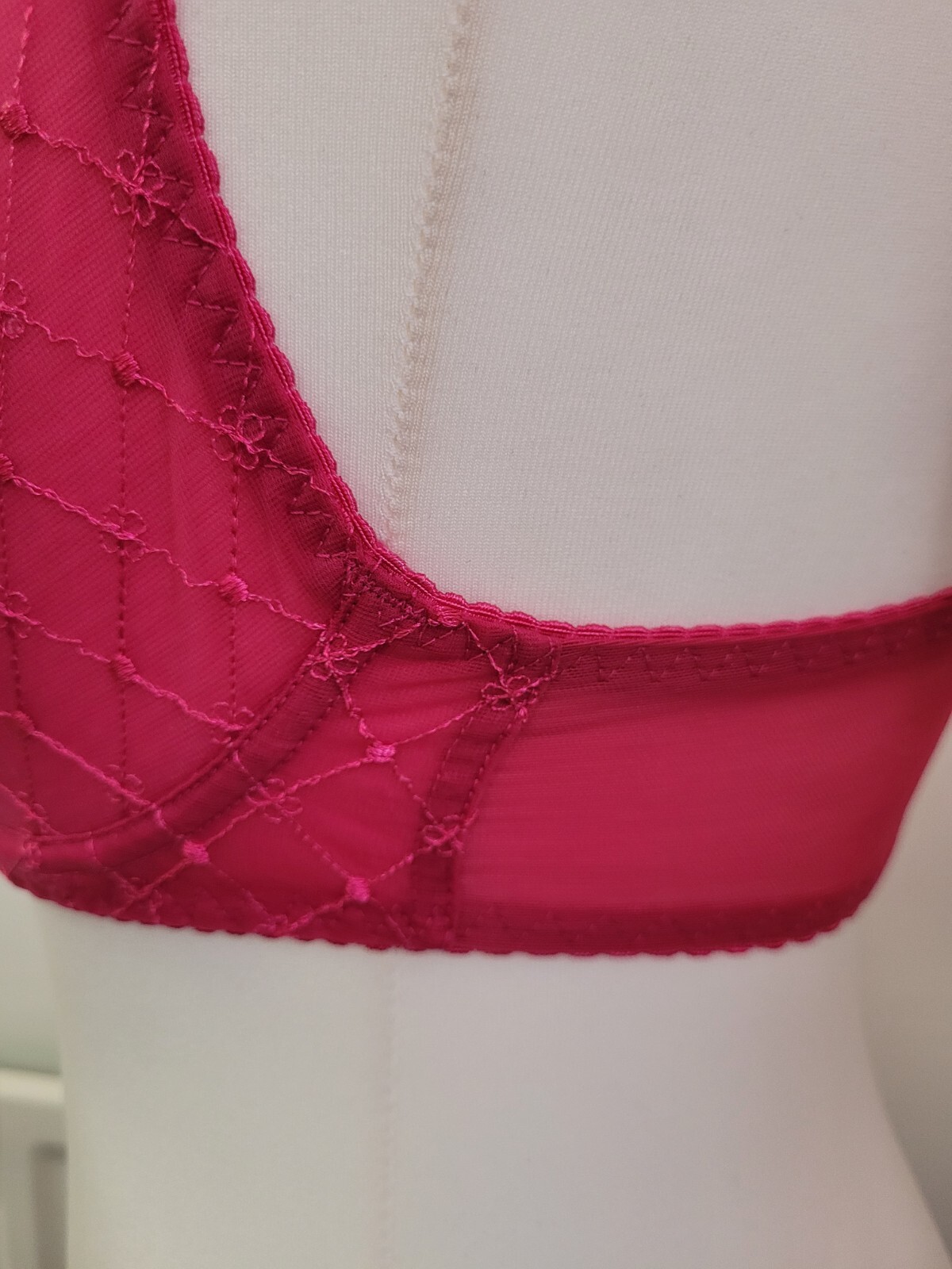 Curvy Kate Bra 30DD Raspberry/Blue Portia Balcony Underwired Non Padded BNWT image 3