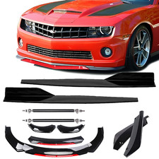 Front Rear Bumper Lip Spoiler Splitter For Chevrolet Camaro Body Kit Side Skirt