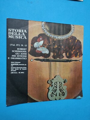 VOL. IV NR. 12 - MUSIKGESCHICHTE - SCHALLPLATTE 33 UMDREHUNGEN UND 1/3 VINYL - SCHUMANN