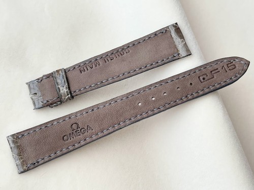 OMEGA watch belt strap light gray women b1102732659HA Used - Picture 5 of 7
