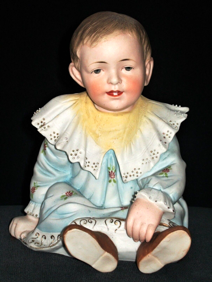 ANTIQUE GERMAN VICTORIAN HERTWIG PIANO BABY GIRL DOLL BISQUE FIGURINE eBay