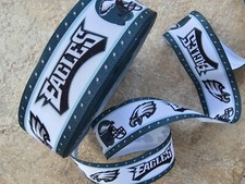 Eagles Football 1.5" grosgrain ribbon the listing is for a 8 3/4 yards ROLL
