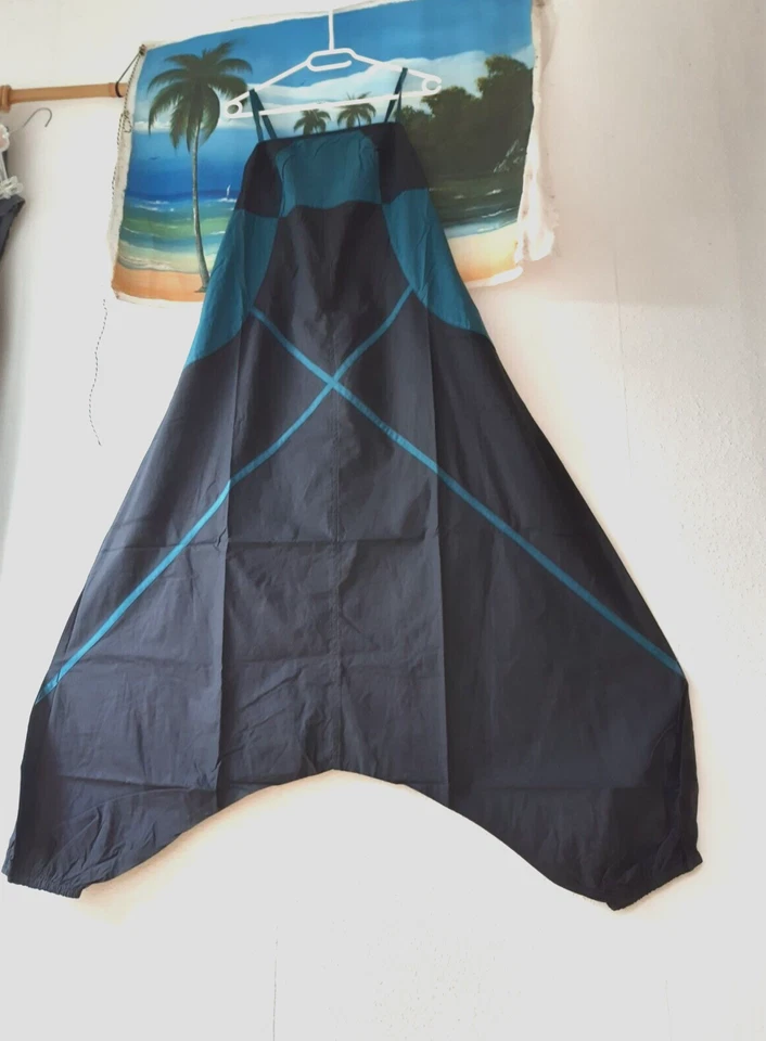 Nepal Jumpsuit Sarouel Ibiza Hippie FESTIVAL Haremshose Latzhose XXL 42 44 46 - Bild 2 von 4