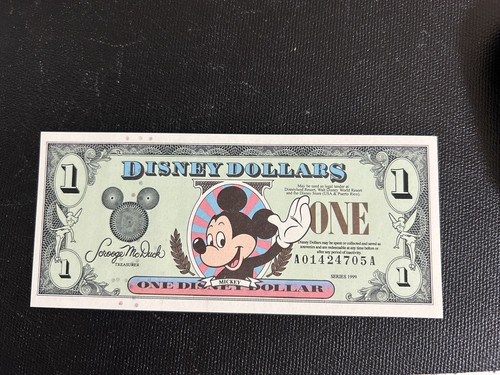 Disney Dollar Mint Mickey 1 1999 1 $ one dollars A Serie UNC F/S - Bild 12 von 12