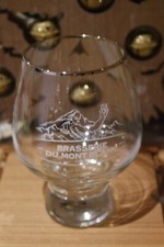 VERRE BRASSERIE DU MONT BLANC 33/50cl NEUF