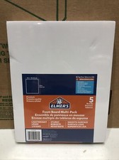 Elmer's Sturdy-board Foam Board - 10" X 8"187 Mil - 5 / Pack - White 950020