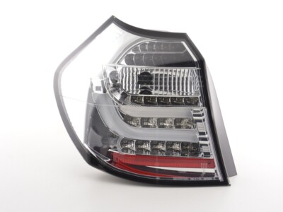 CLEAR CHROME LOOK LED TAIL LIGHTS FOR BMW E81 & E87 11/2003-2/2007