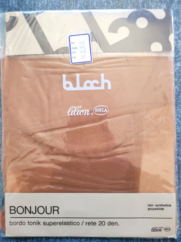 Bas nnylon vintage voile fin 20D bloch BONJOUR Taille 5 FR48/50 UK10.5 US.D46/48 - Imagen 2 de 7