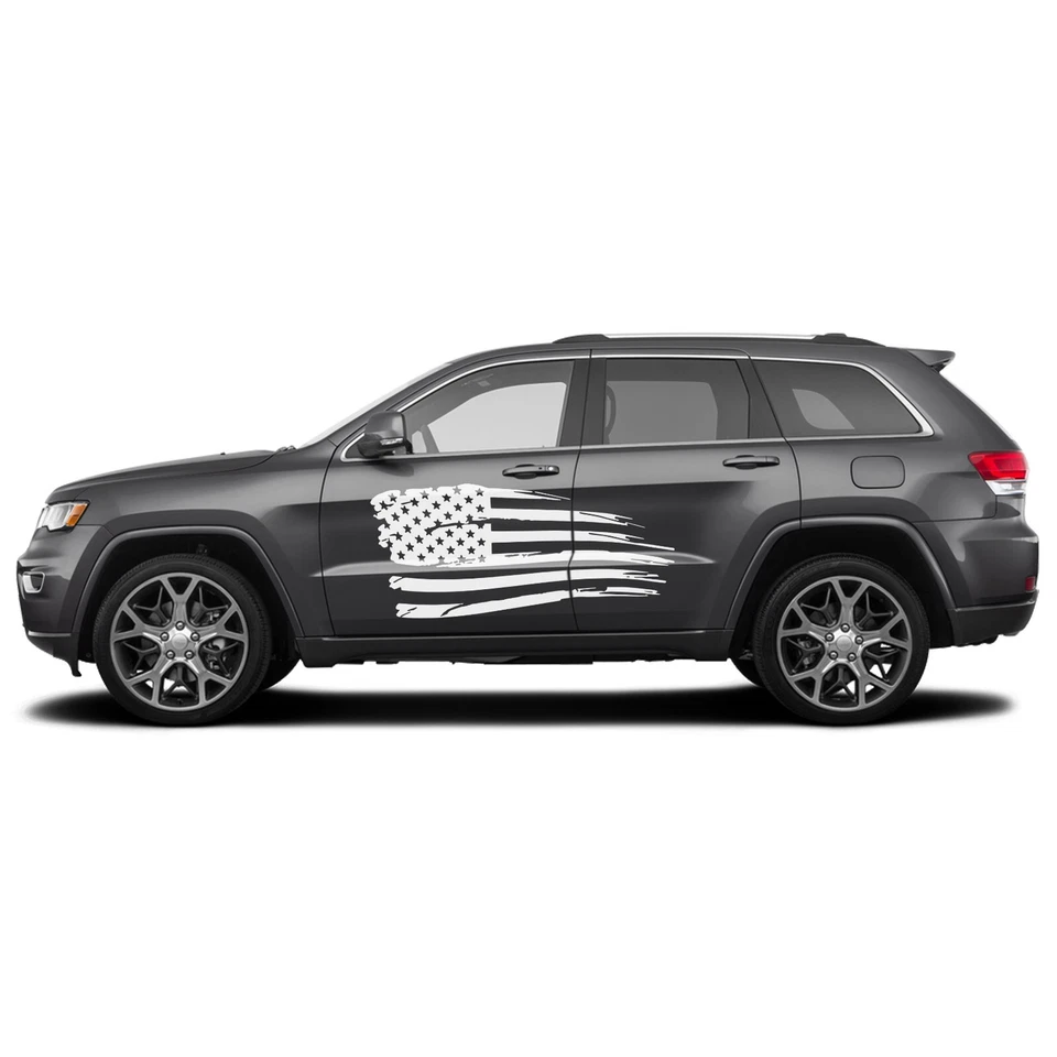 Дверь флаг США графические наклейки наклейка совместима с Jeep Grand Cherokee - Изображение 3 из 3