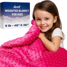 hazli Super-Soft Kids Weighted Blanket 5 Pounds - Weighted Blanket for Kids -...