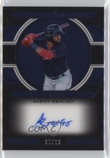 2020 Panini National Treasures Midnight Signatures 93/99 Aaron Bracho Auto 1b75