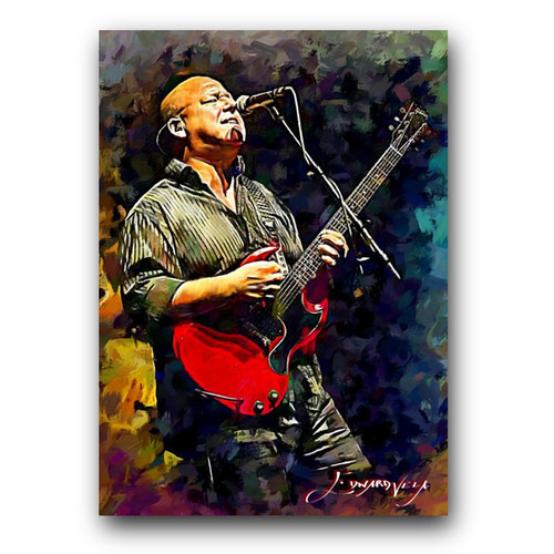 Frank Black Art Card Limited 9/50 Edward Vela Signed (Music -)