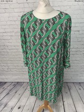 Women’s Green Pattern Dress Size 12 F&F