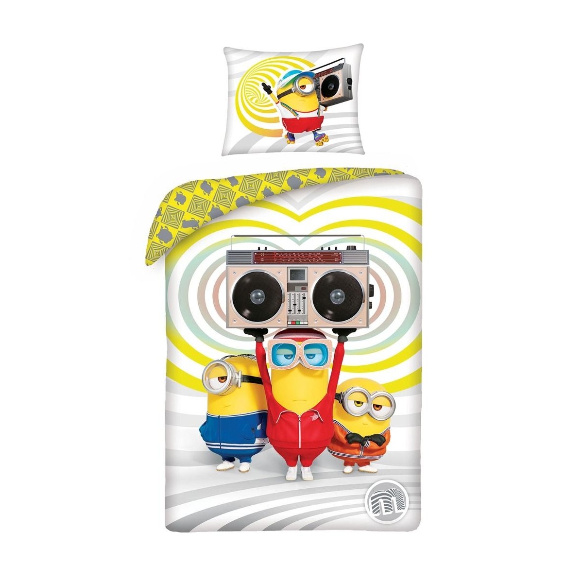 Despicable Me Set de Funda de Edredón Diseño Estéreo Minions (AG3664)