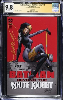 Batman: Beyond the White Knight #5 J Scott Campbell Variant CGC/JSA 9.8