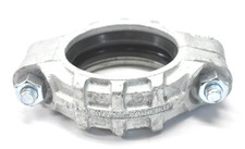 Victaulic 77 4" Galvanized Flexible Grooved Coupling w Gasket EPDM