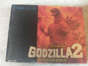 Godzilla 2 : War of the Monsters - Nintendo NES - In box with manual