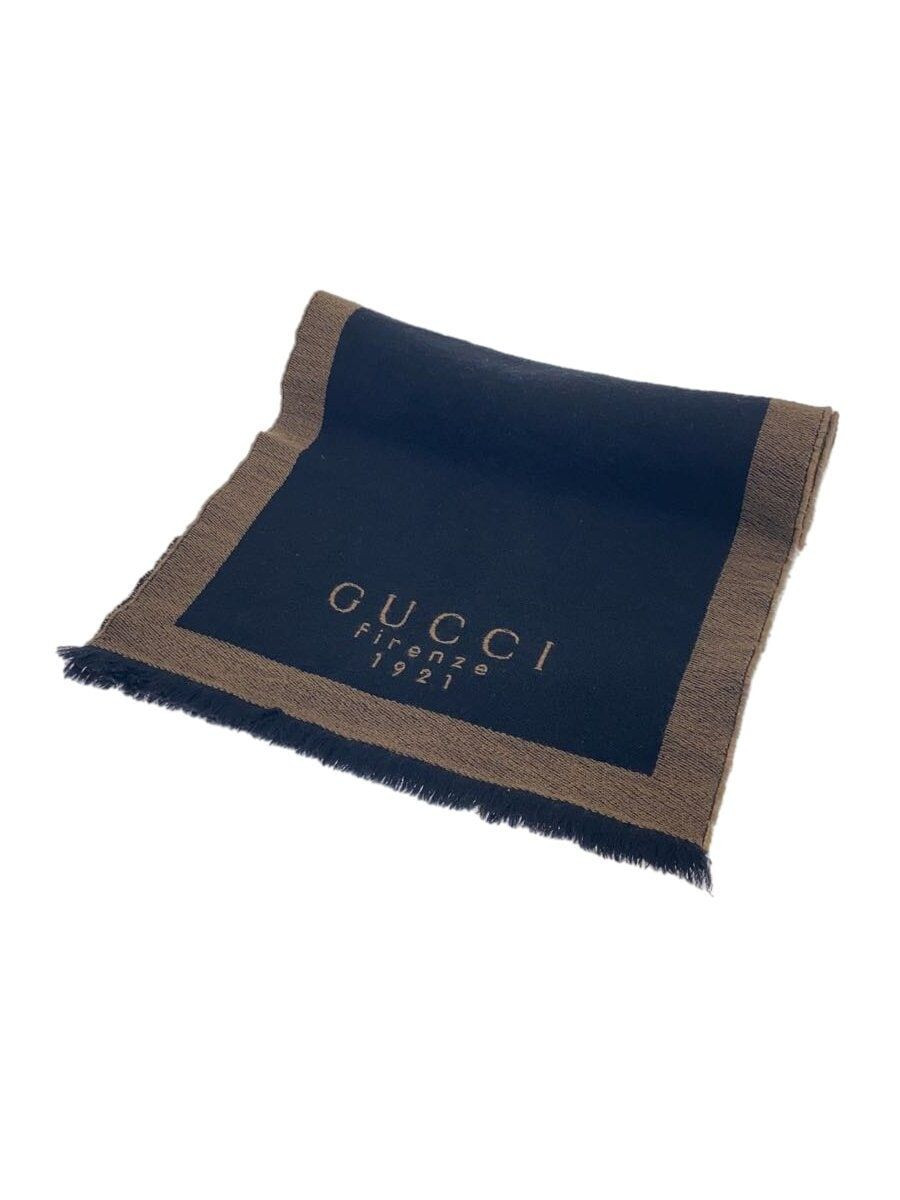 GUCCI Black Wool Scarf – Luxurious & Warm Winter Essential