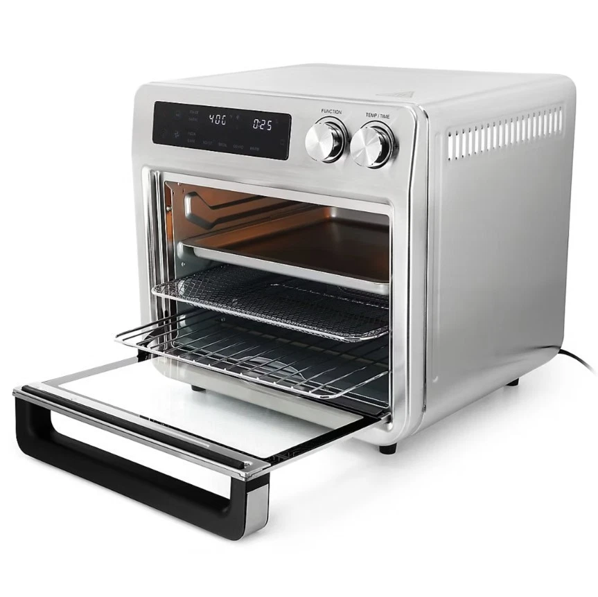 Freidora de Aire Eléctrica Digital 26Qt y Horno Encimera Multifunción Acero Inoxidable Foto 4 de 4