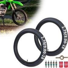 2.75/3.00-18 Inner Tubes TR4 Valve for 80/90-18 90/90-18 Dirt Bike 2 Pack